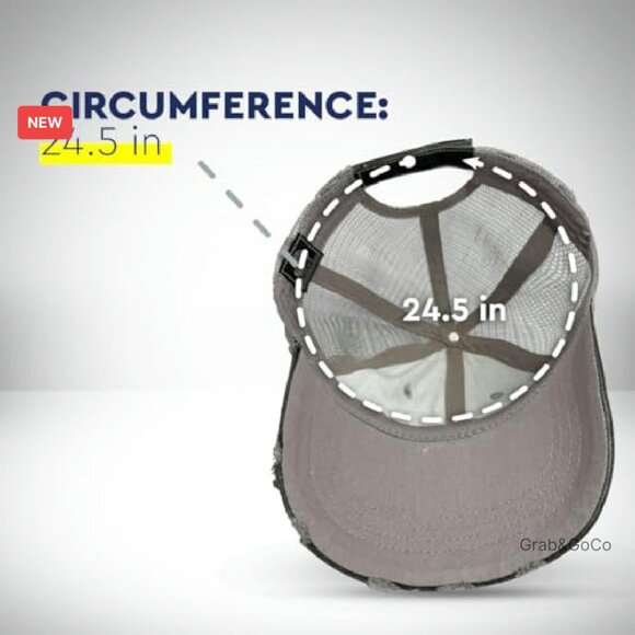 Vintage Distressed Trucker Cap Embroidered Rowing Heart Sporty Retro Fit - Picture 7 of 8